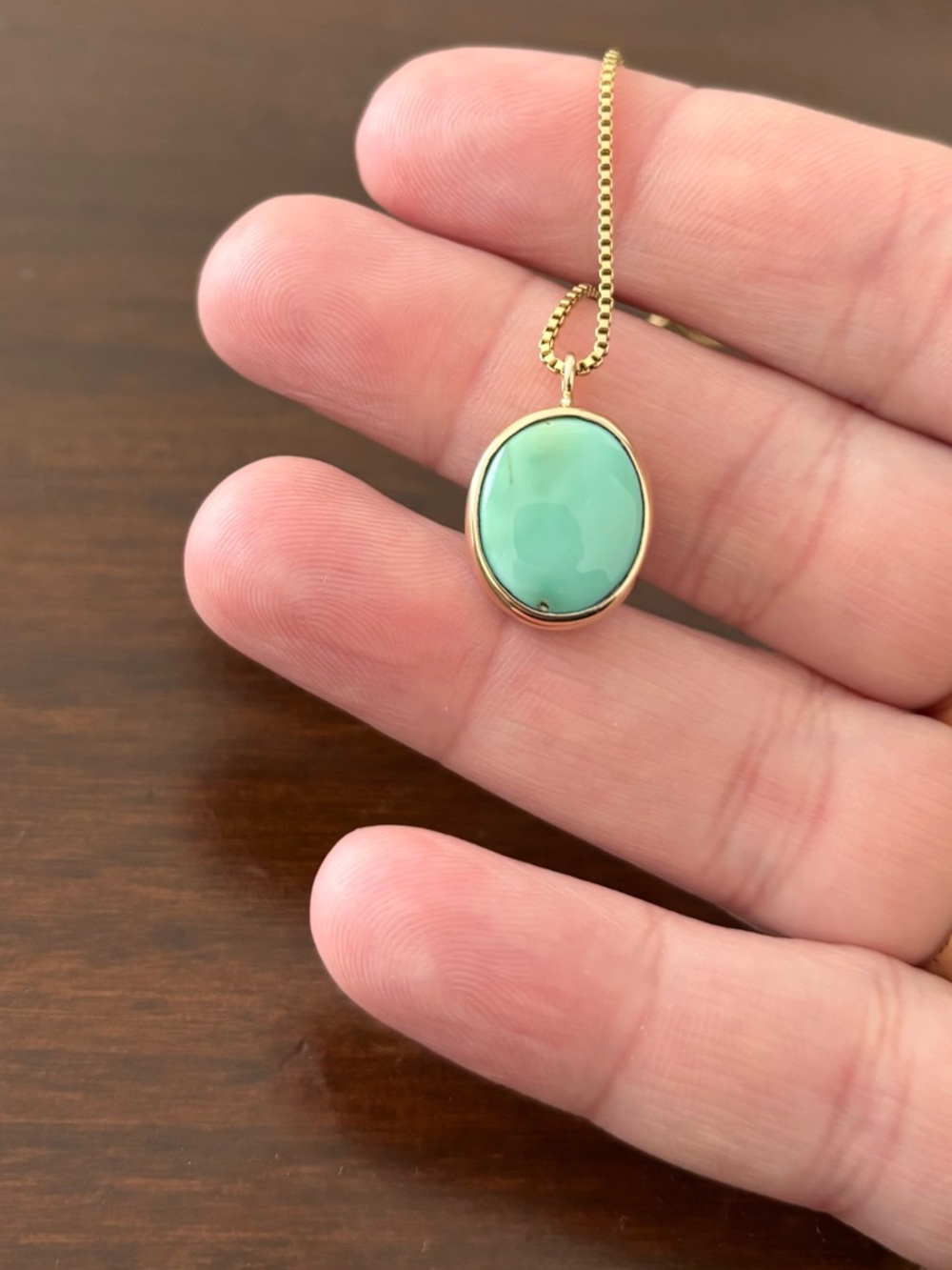 Pilot mountain turquoise necklace